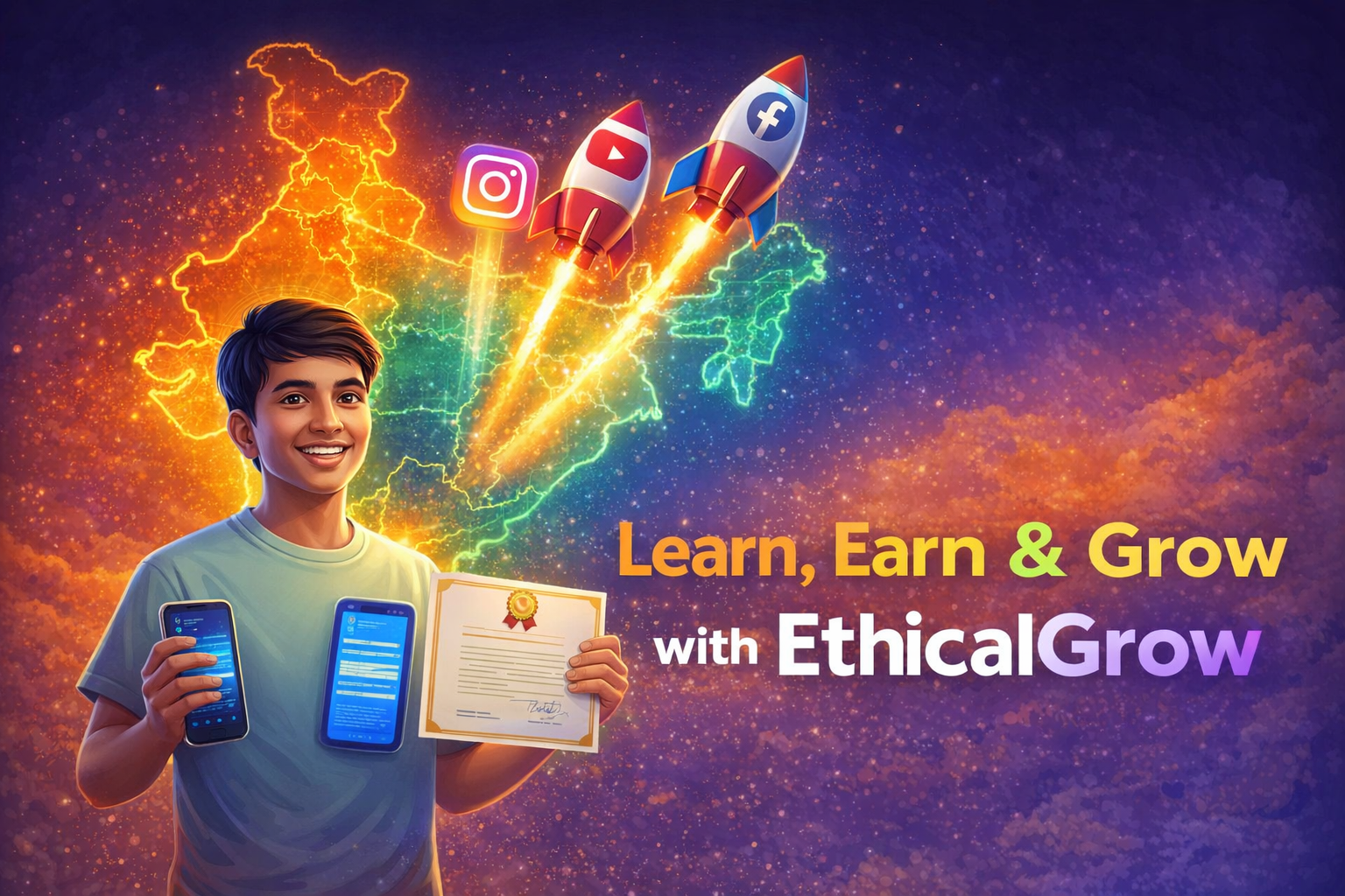 भारत की डिजिटल नीतियाँ – Instagram, YouTube, Facebook पर नई संभावनाएँ