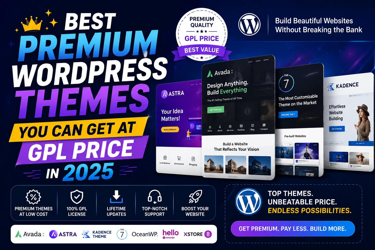 PREMIUM THEMES AND PLUGINS